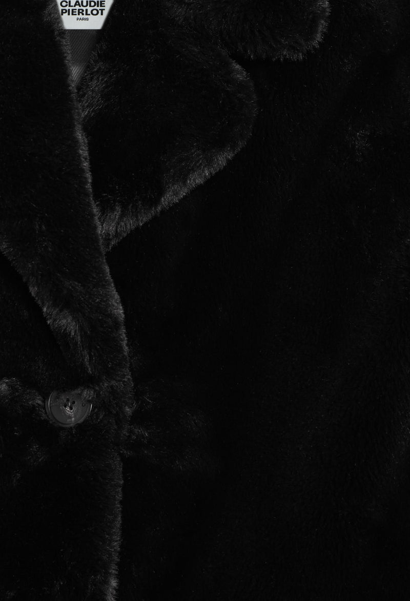 Claudie Pierlot - Fausse Fourrure - Frida - Noir