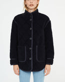 Claudie Pierlot - False Fur Falcon - Navy