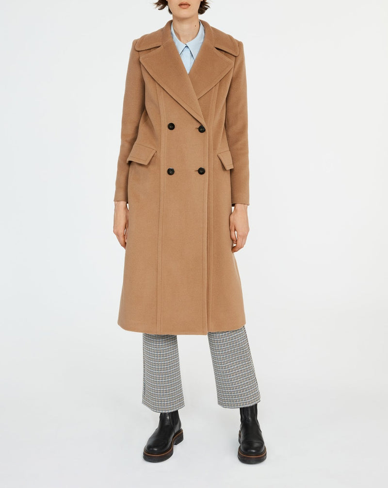 Claudie Pierlot - Ganesha coat - Camel