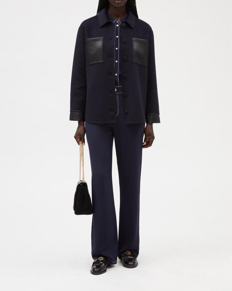 Claudie Pierlot - Gaelle Coat - Deep Navy