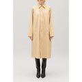 Beige Mid-Length Reversible Coat