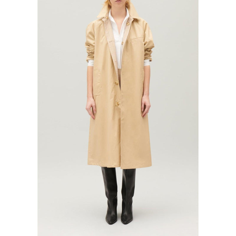 Claudie Pierlot - Manteau Réversible Mi-Long Beige