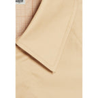 Beige Mid-Length Reversible Coat