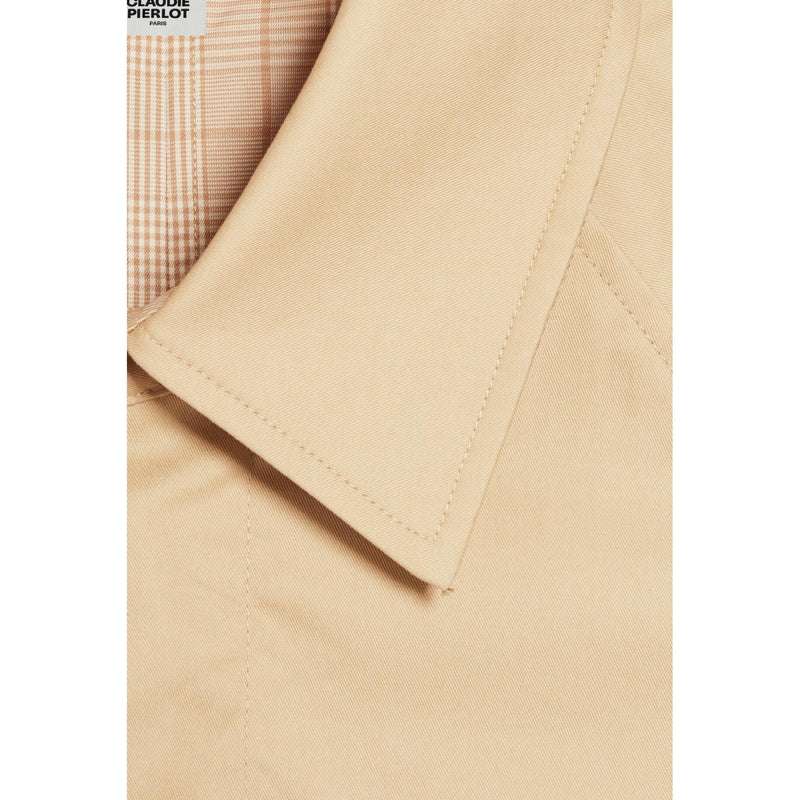 Claudie Pierlot - Manteau Réversible Mi-Long Beige