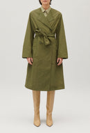 Gabardina - Geraldine Nylon - Caqui