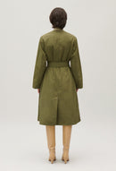 Gabardina - Geraldine Nylon - Caqui