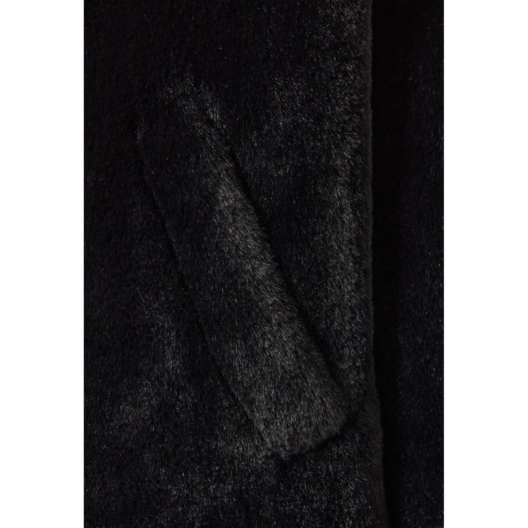 Claudie Pierlot - Veste Fausse Fourrure À Capuche