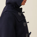 Claudie Pierlot - Manteau Court Capuche Bleu Marine
