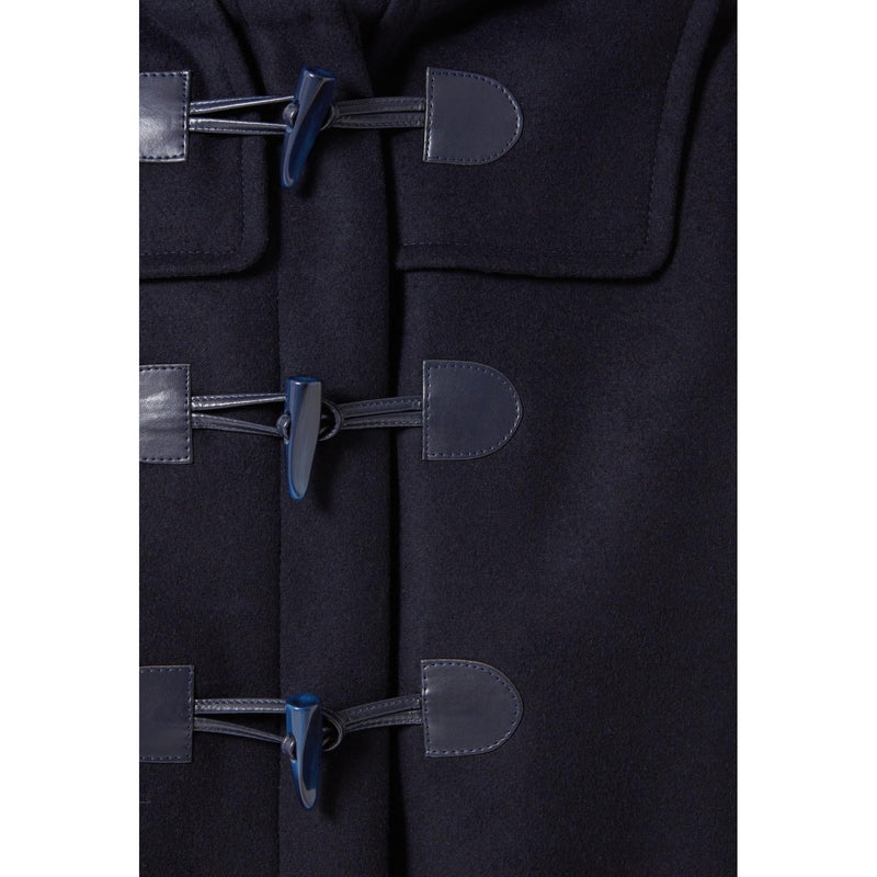 Claudie Pierlot - Manteau Court Capuche Bleu Marine
