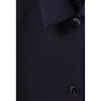 Long Straight Cut Blue Coat