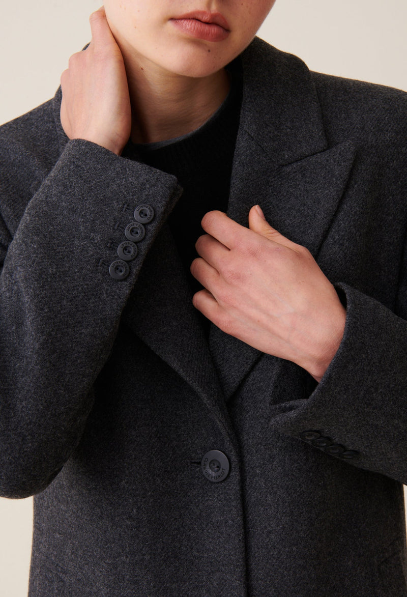 Claudie Pierlot - Manteau - Giny - Gris Anthracite