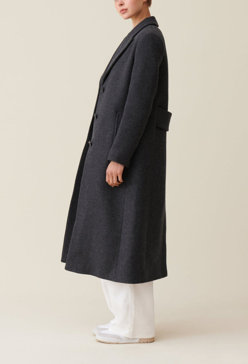 Claudie Pierlot - Manteau - Giny - Gris Anthracite