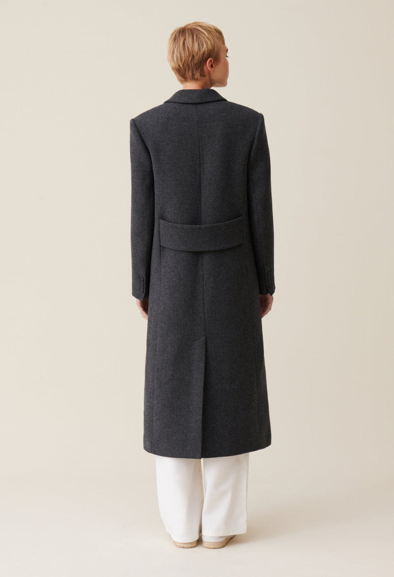 Claudie Pierlot - Manteau - Giny - Gris Anthracite