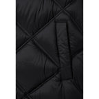 Long Quilted Hooded Down Jacket