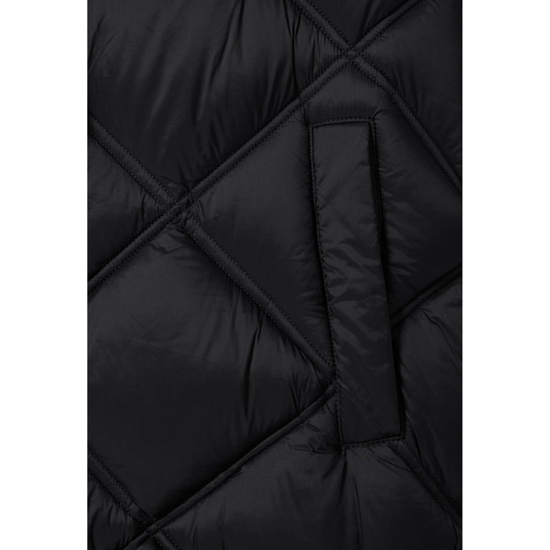 Chaqueta larga acolchada con capucha
