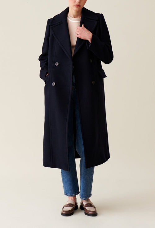Claudie Pierlot - Manteau - Ganesha - Marine
