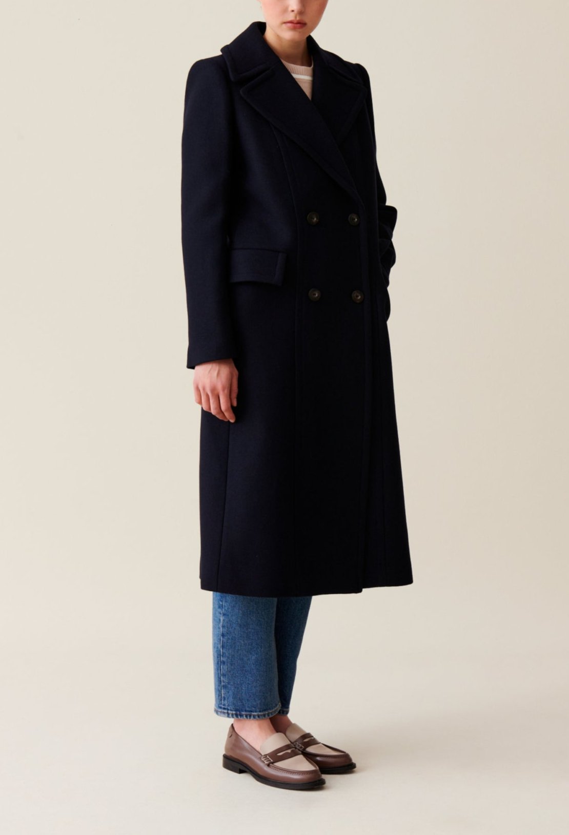 Claudie Pierlot - Coat - Ganesha - Navy