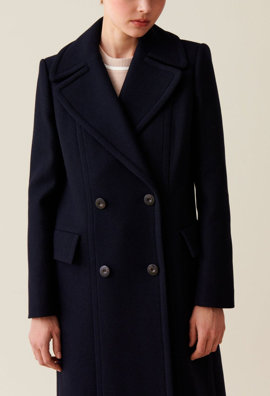 Claudie Pierlot - Coat - Ganesha - Navy