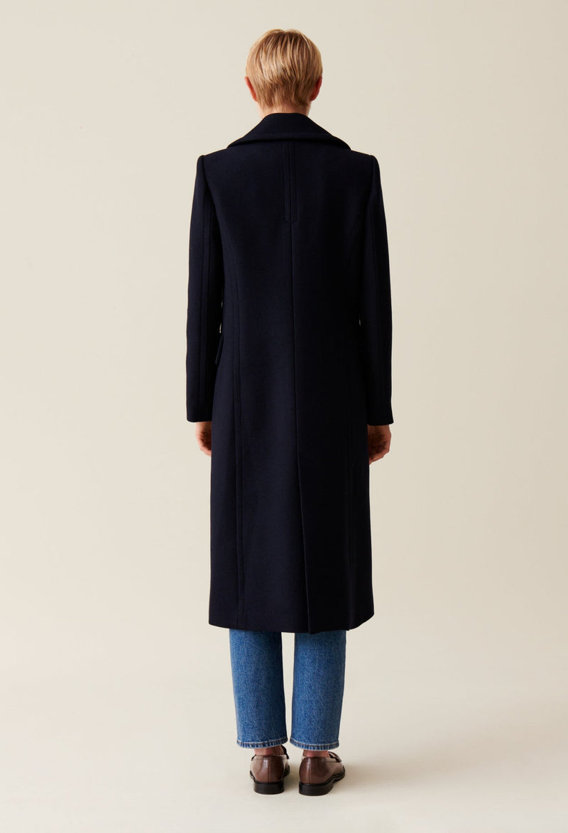 Claudie Pierlot - Abrigo - Ganesha - Azul marino