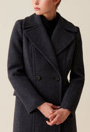 Claudie Pierlot - Manteau - Ganesha Bis - Gris Anthracite