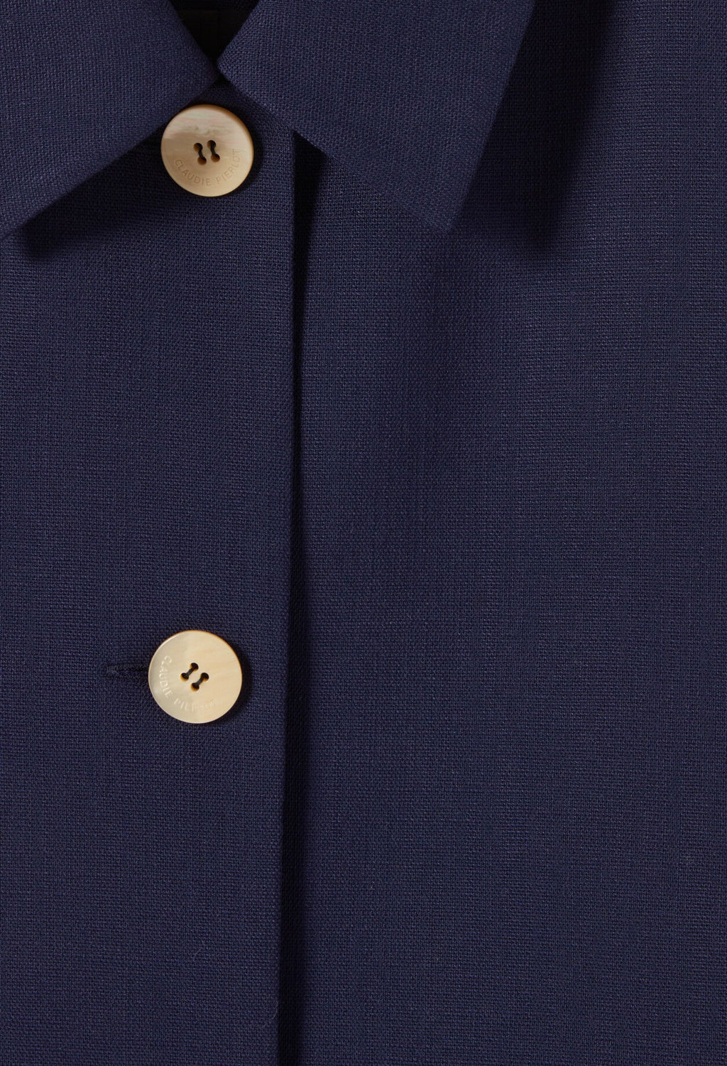Claudie Pierlot - Coat - Gardeni - Navy