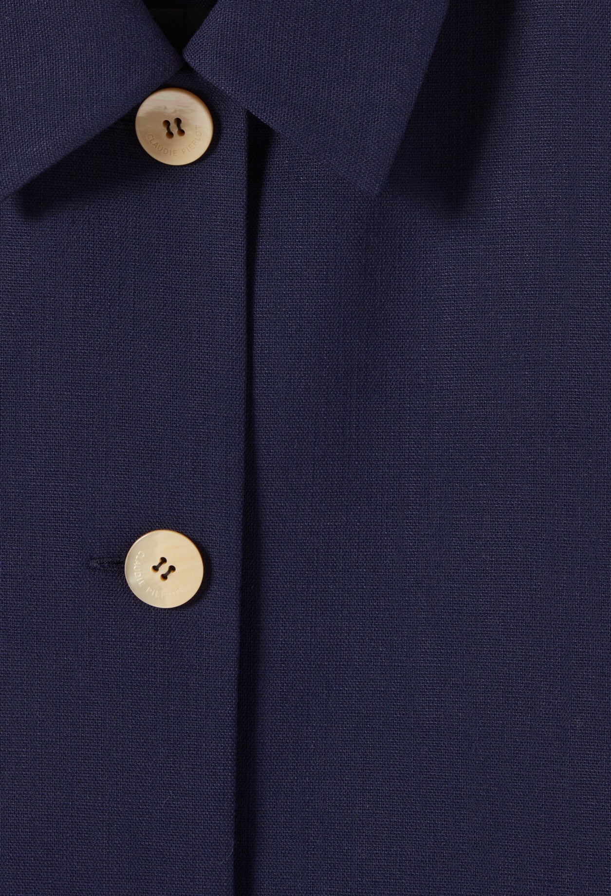 Claudie Pierlot - Coat - Gardeni - Navy