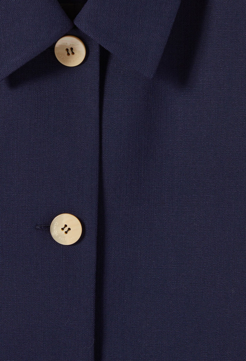 Claudie Pierlot - Abrigo - Gardeni - Azul marino