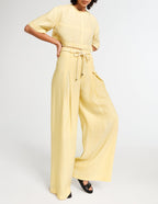 Claudie Pierlot - Pantalón Polie - Amarillo Pálido
