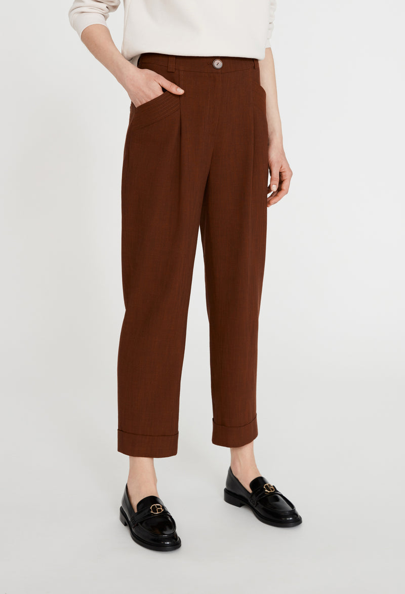 Claudie Pierlot - Pantalon Papaux - Marqueterie