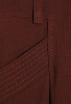 Trousers - Papaux - Marquetry