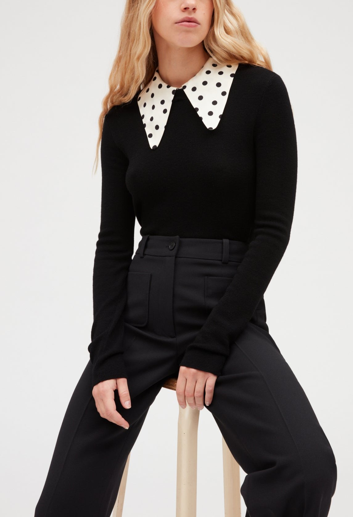 Claudie Pierlot - Trousers - Player - Black