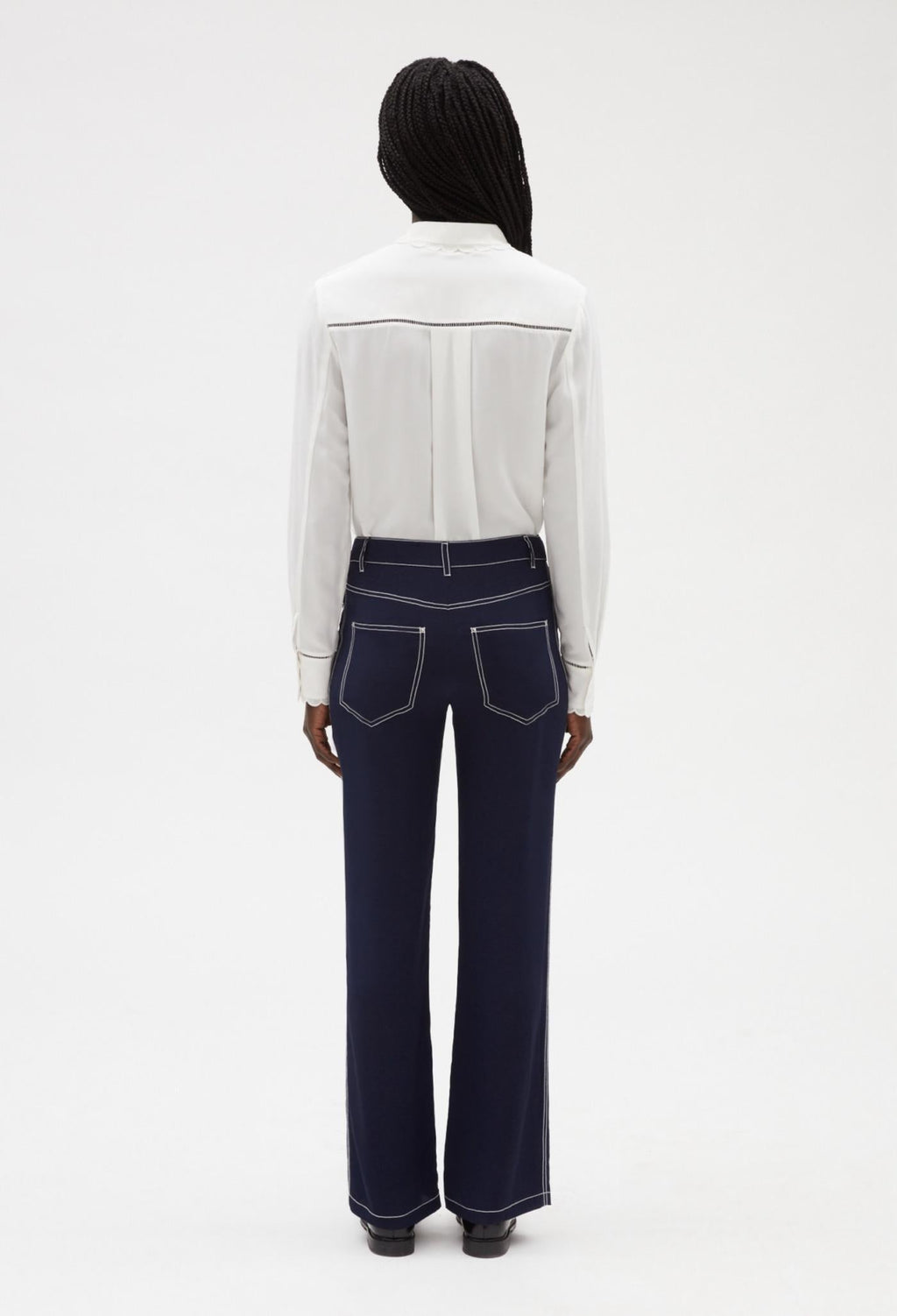Claudie Pierlot - Trousers - Palinosoiecourt - Ink