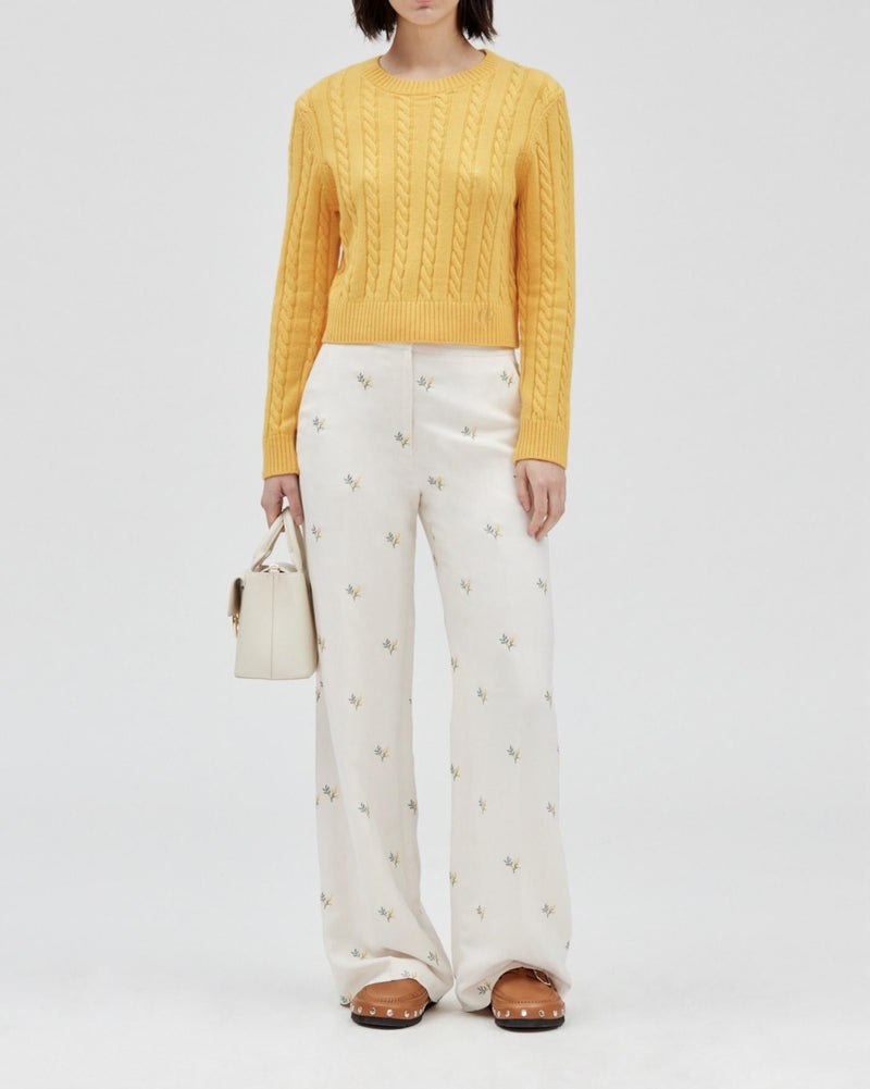 Trousers - Pisto Bis - Light Print