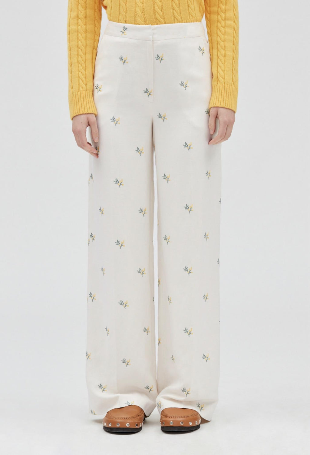 Trousers - Pisto Bis - Light Print