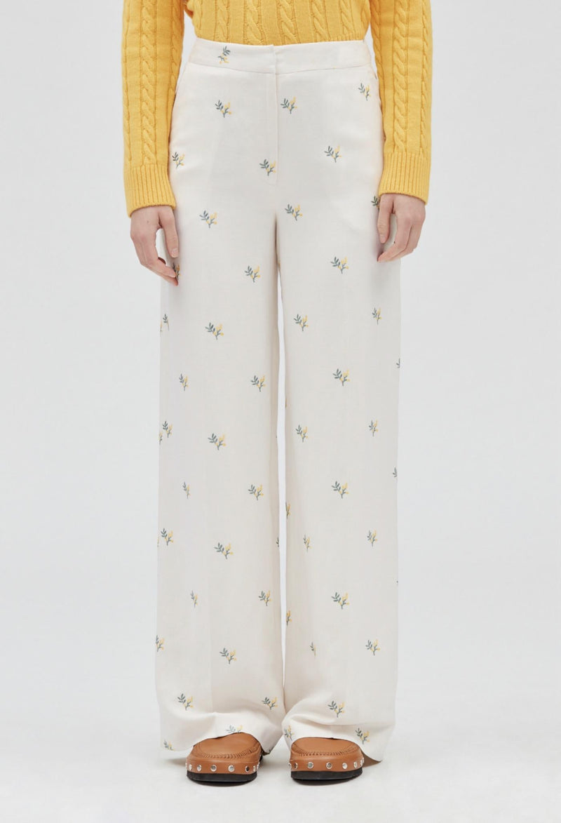 Trousers - Pisto Bis - Light Print