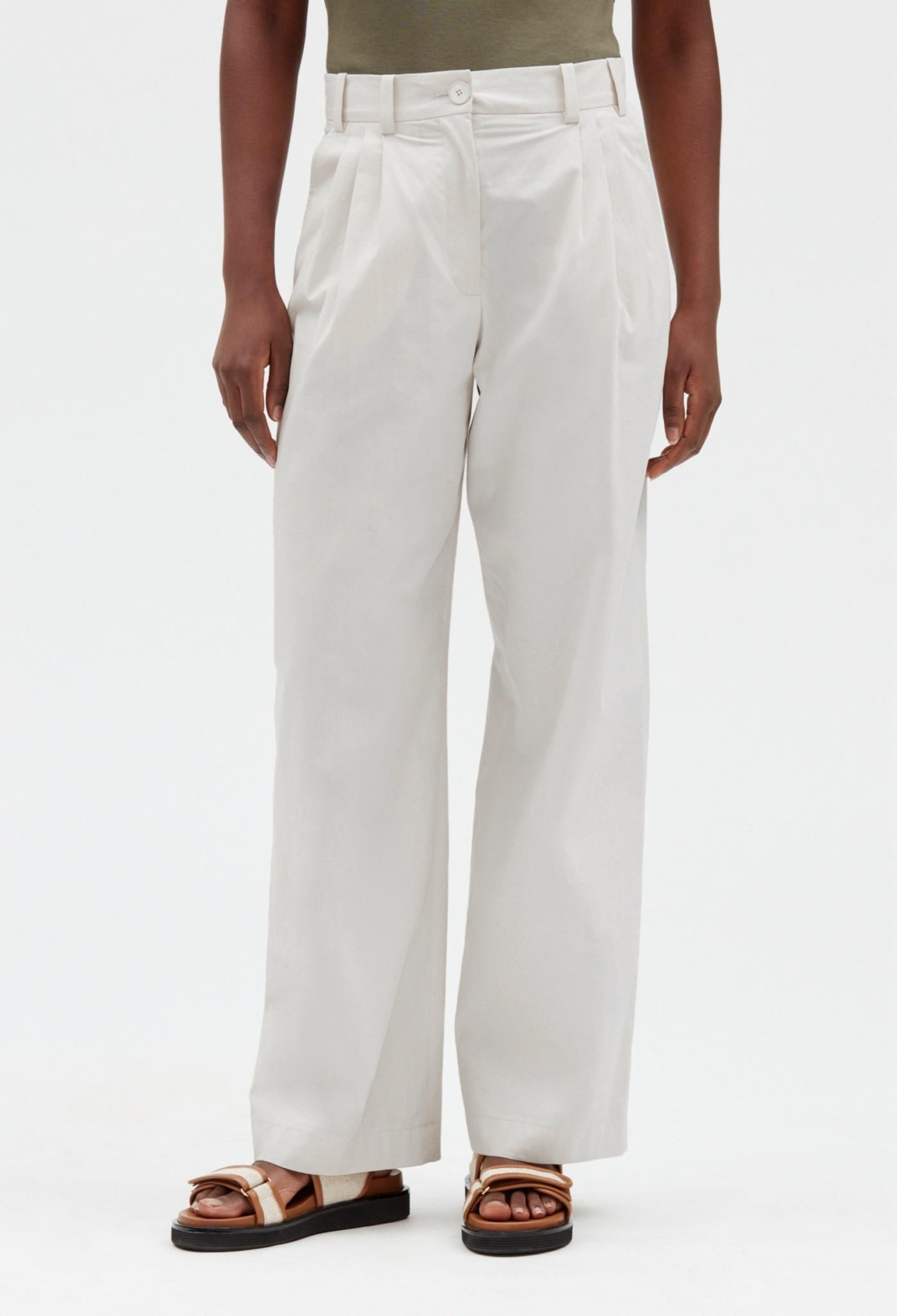 Claudie Pierlot - Trousers - Pearl - Ivory
