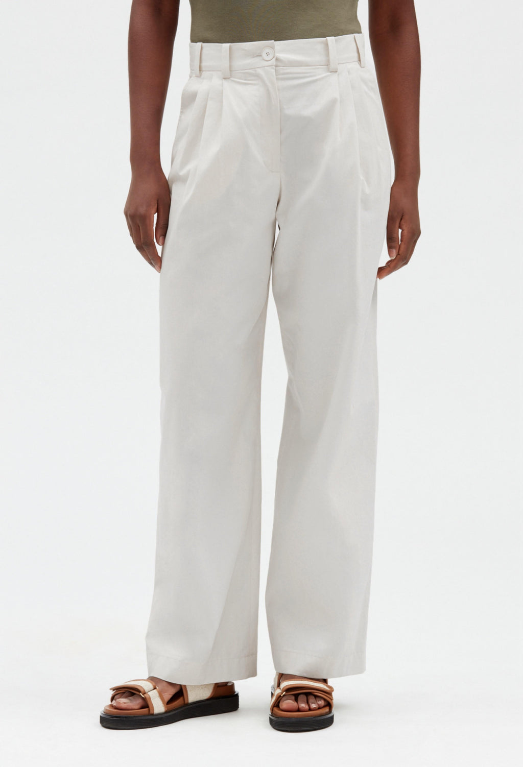 Claudie Pierlot - Trousers - Pearl - Ivory