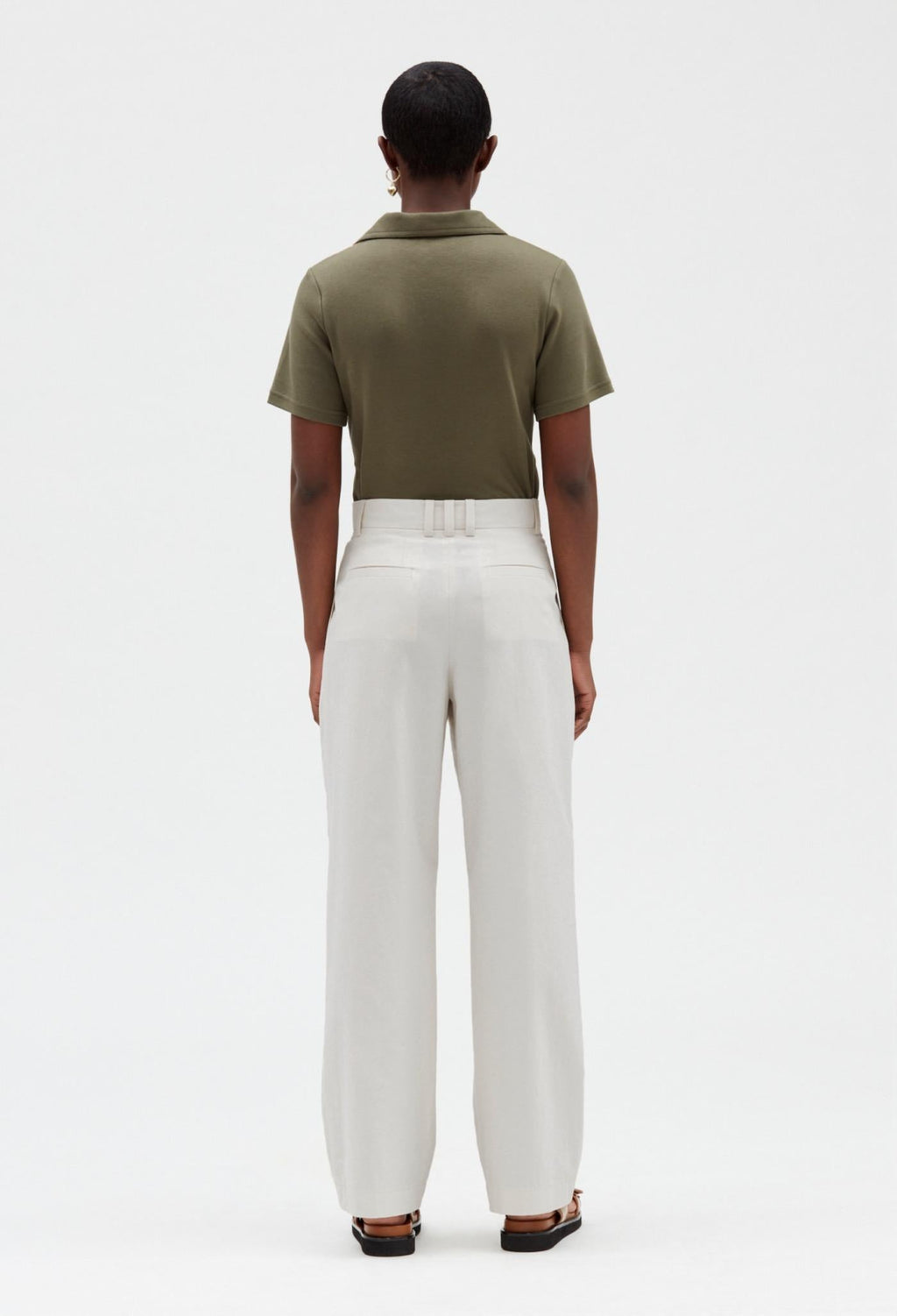Claudie Pierlot - Trousers - Pearl - Ivory
