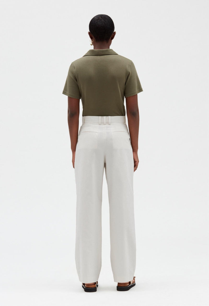 Claudie Pierlot - Trousers - Pearl - Ivory