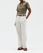 Claudie Pierlot - Trousers - Pearl - Ivory