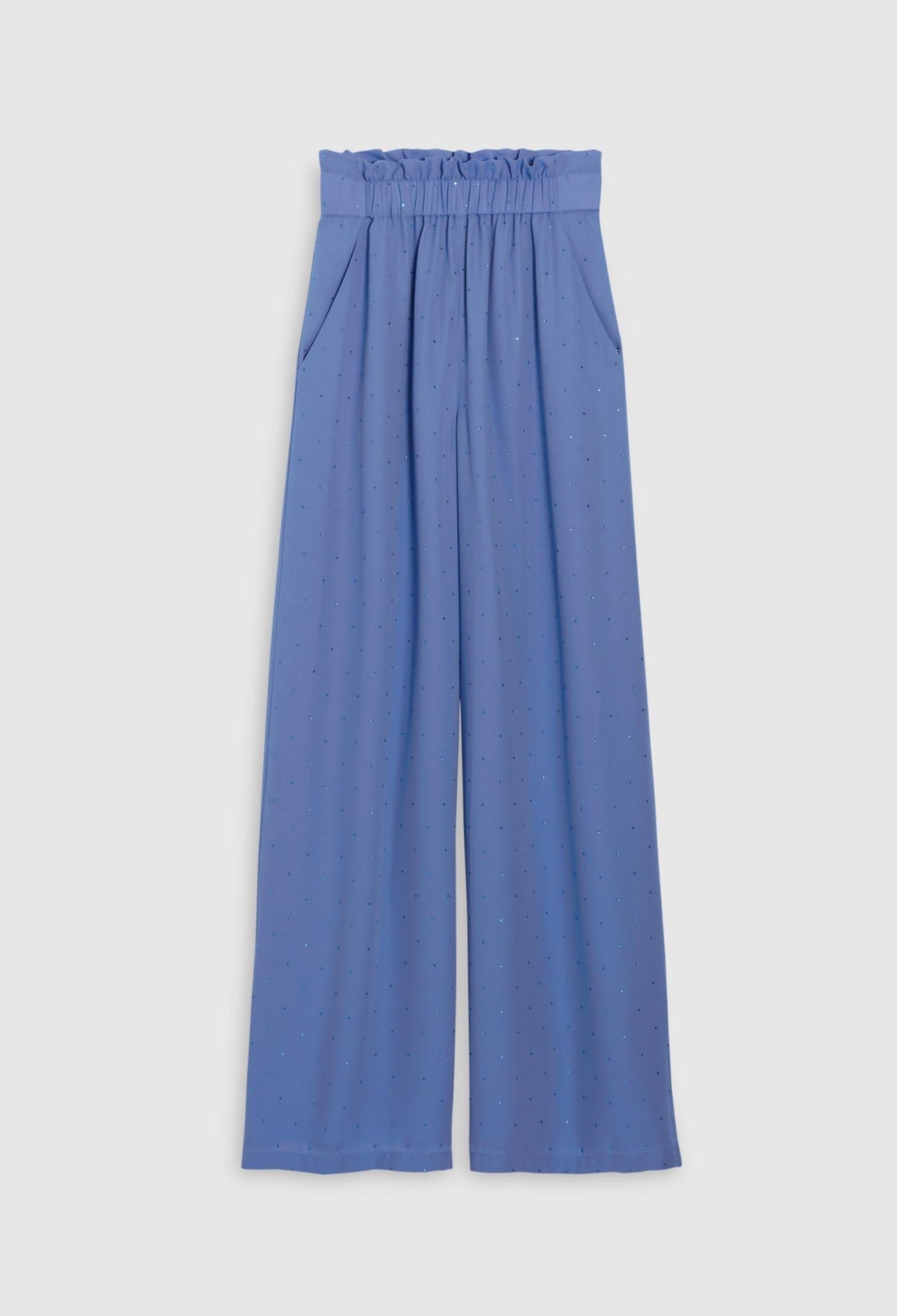 Claudie Pierlot - Pantalon - Pantin Strass - Bleu Ciel