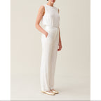 Pantalón de Lentejuelas Blanco