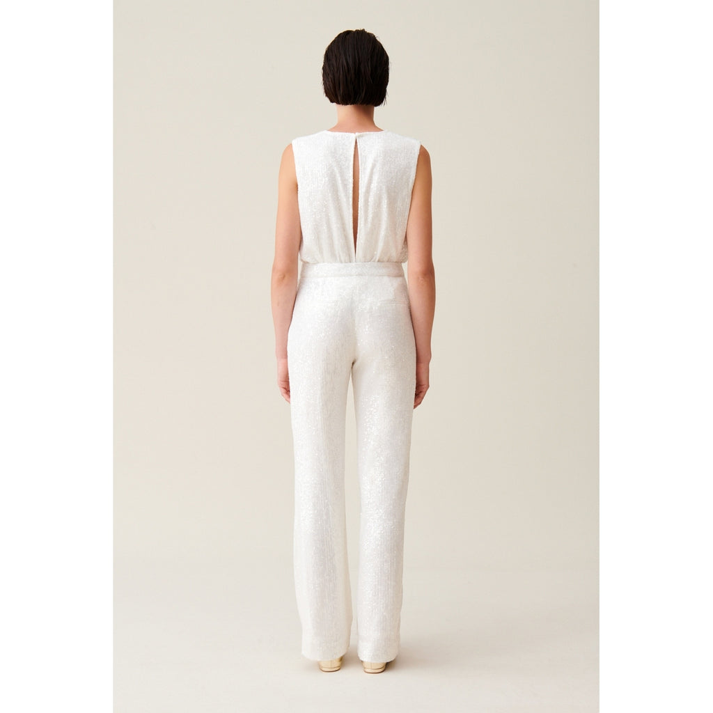 Pantalón de Lentejuelas Blanco