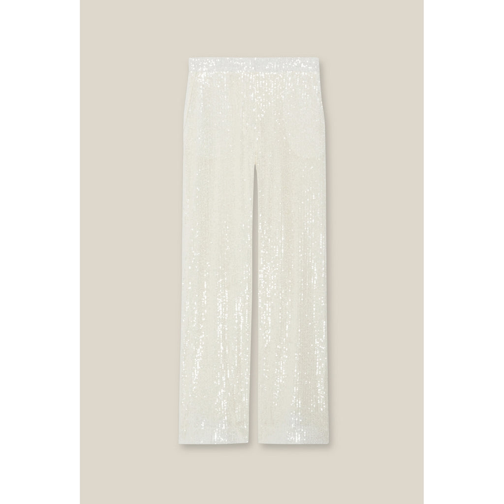 Pantalón de Lentejuelas Blanco