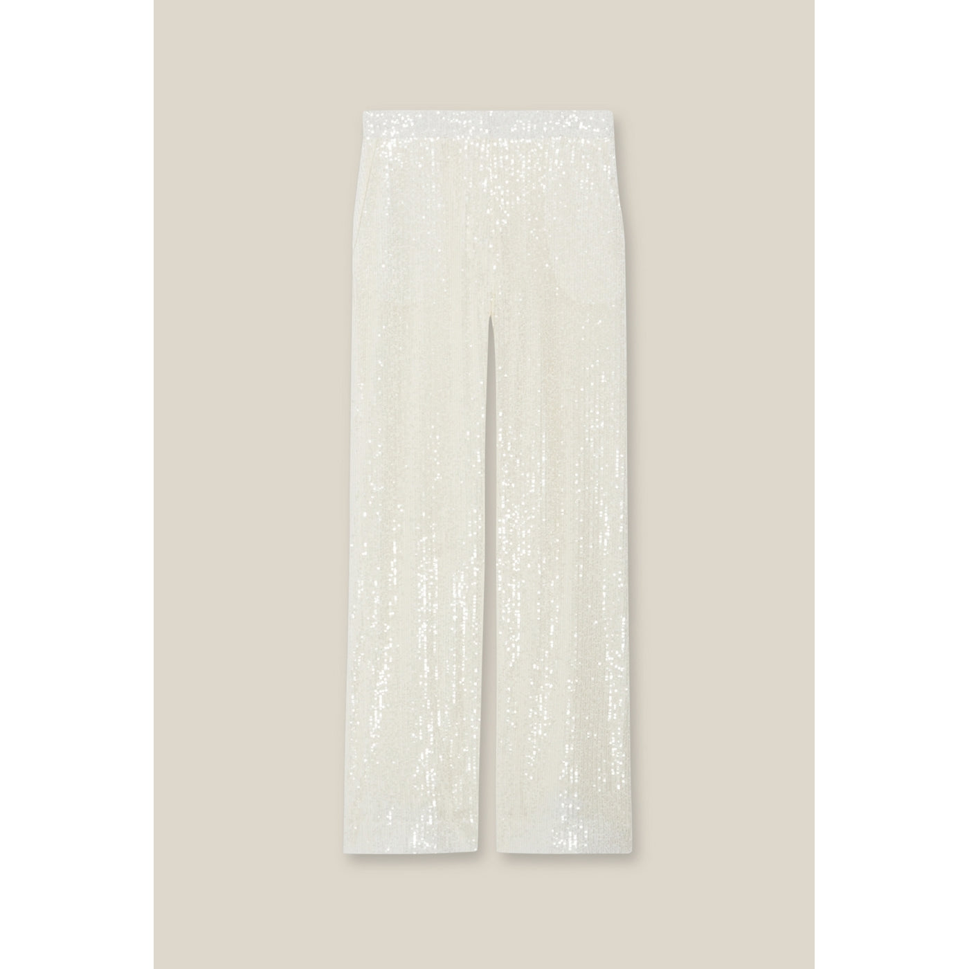 Pantalón de Lentejuelas Blanco