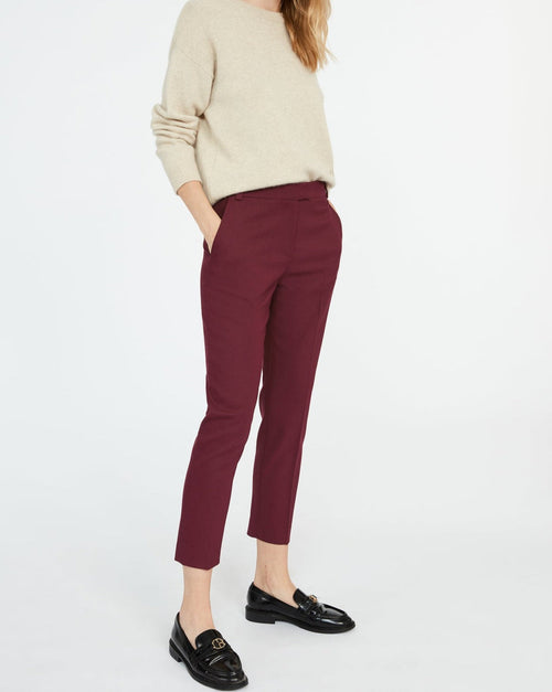 Trousers - Break - Burgundy