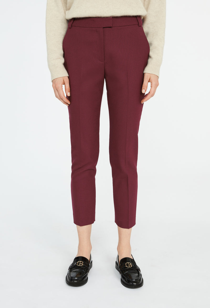 Claudie Pierlot - Pause Pants - Bordeaux