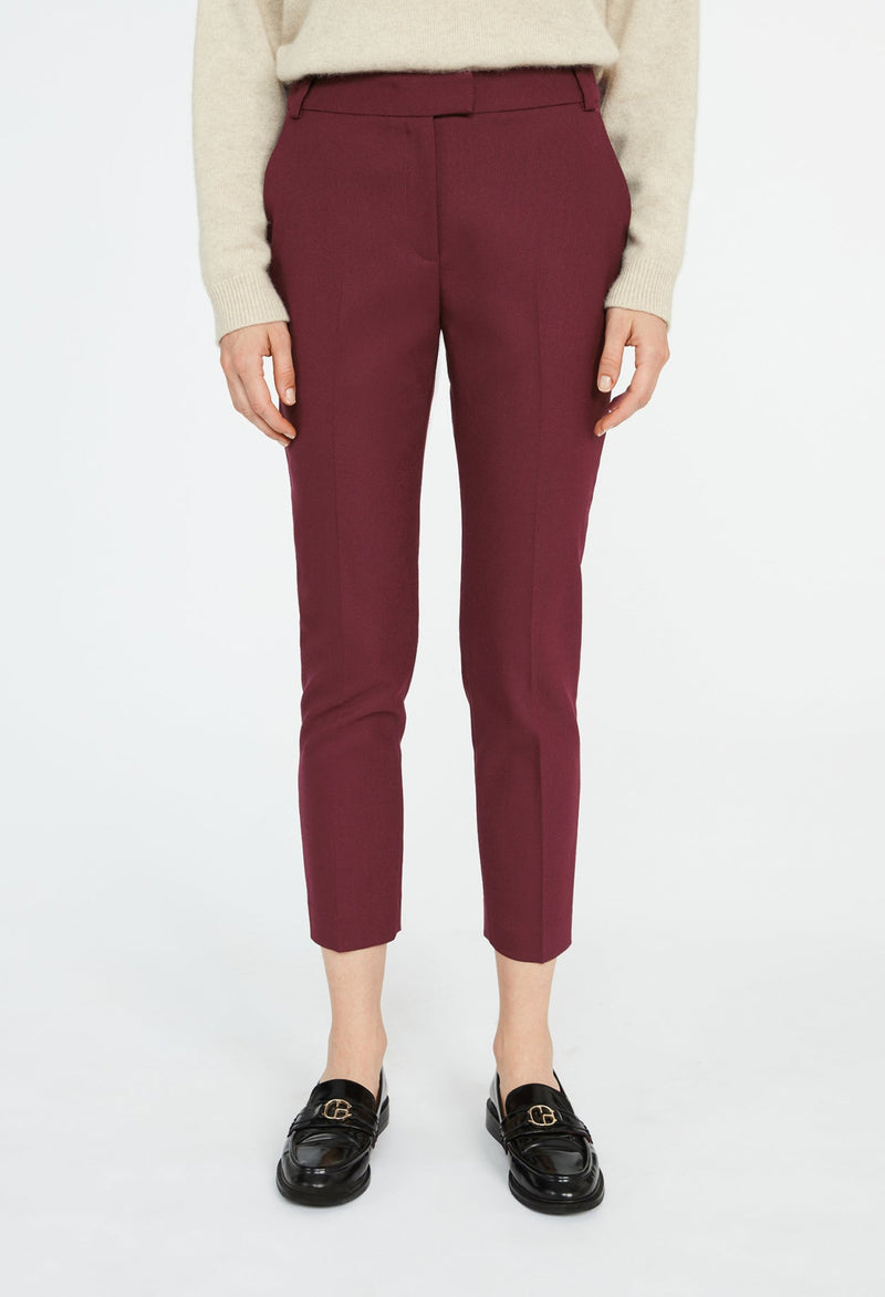 Trousers - Break - Burgundy