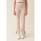 Pantalon Droit Fentes Cheville