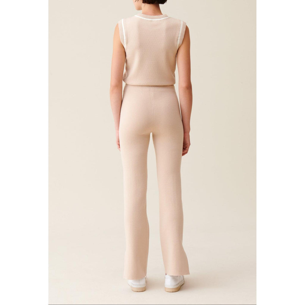 Pantalon Droit Fentes Cheville